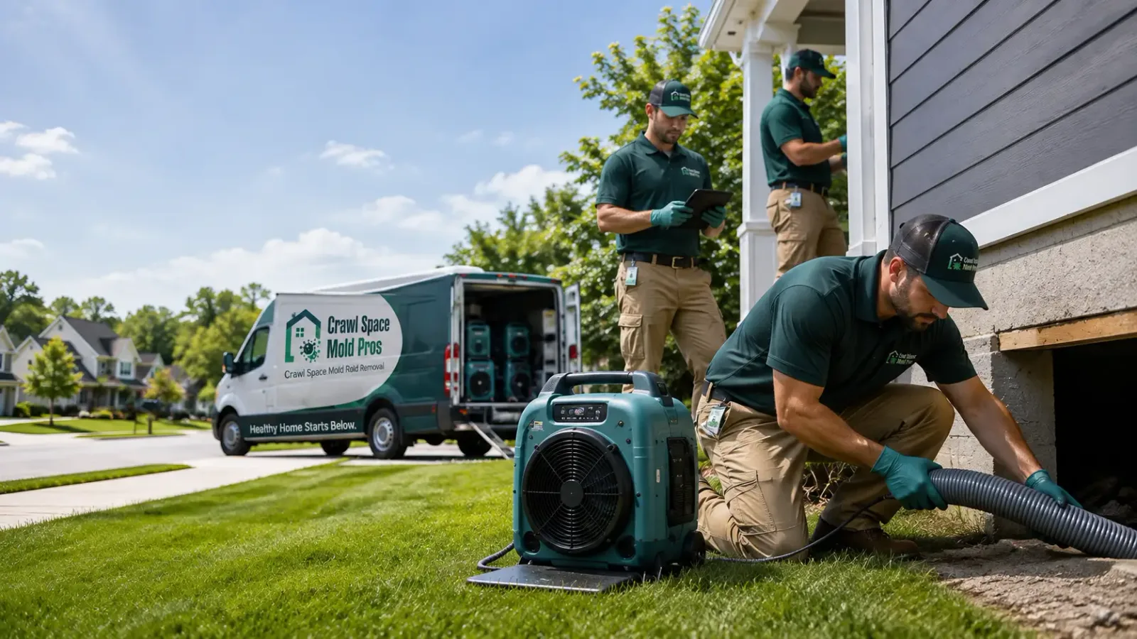 Crawl Space Mold Removal in Sherwood, ND
